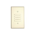 Leviton Louvre 1 Gang Wallplate 78080